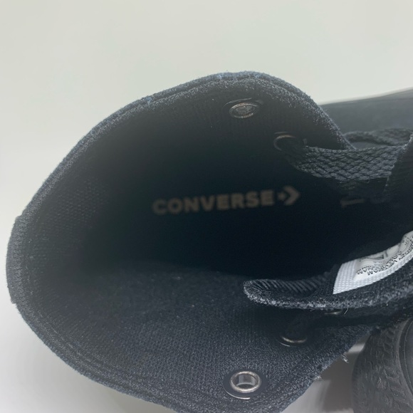 CONVERSE ALL STAR Sneakers. Size 2. Black high tops! - Picture 5 of 9